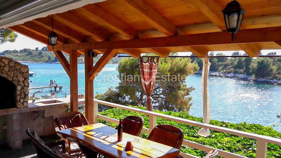 Ciovo Island Seafront stone house for sale Croatian Estate