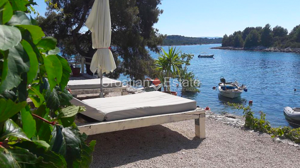Ciovo Island Seafront stone house for sale Croatian Estate