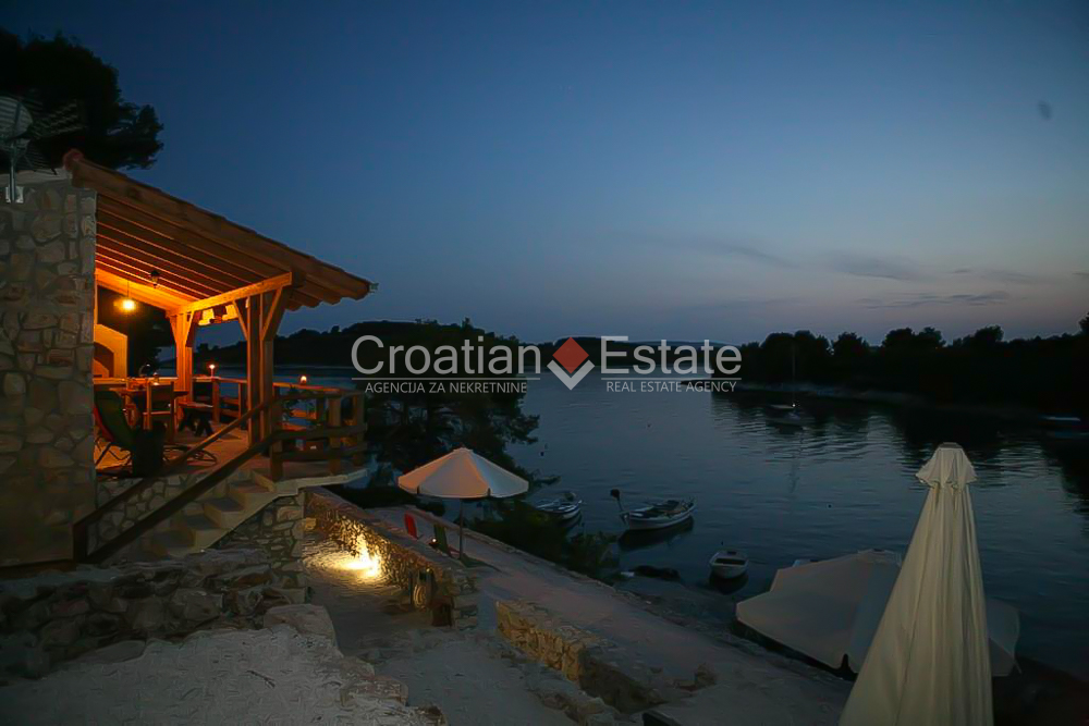Ciovo Island Seafront stone house for sale Croatian Estate