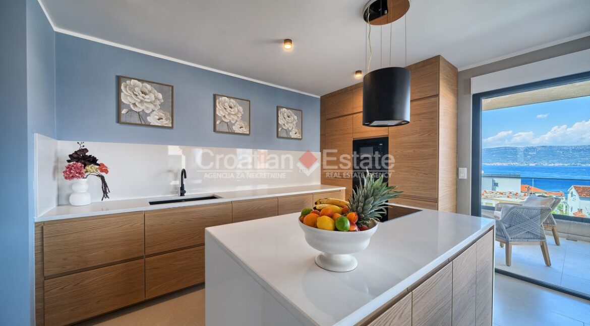 croatia ciovo apartment sea view sale pool 104