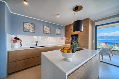 croatia ciovo apartment sea view sale pool 104