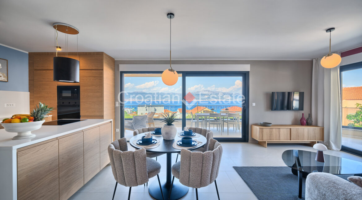 croatia ciovo apartment sea view sale pool 107