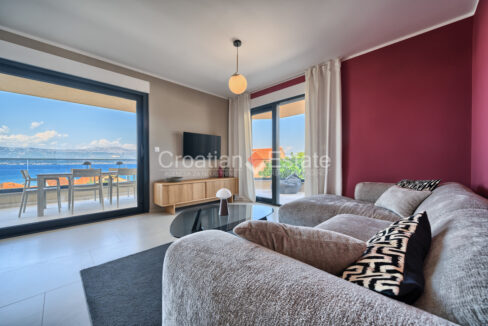 croatia ciovo apartment sea view sale pool 110