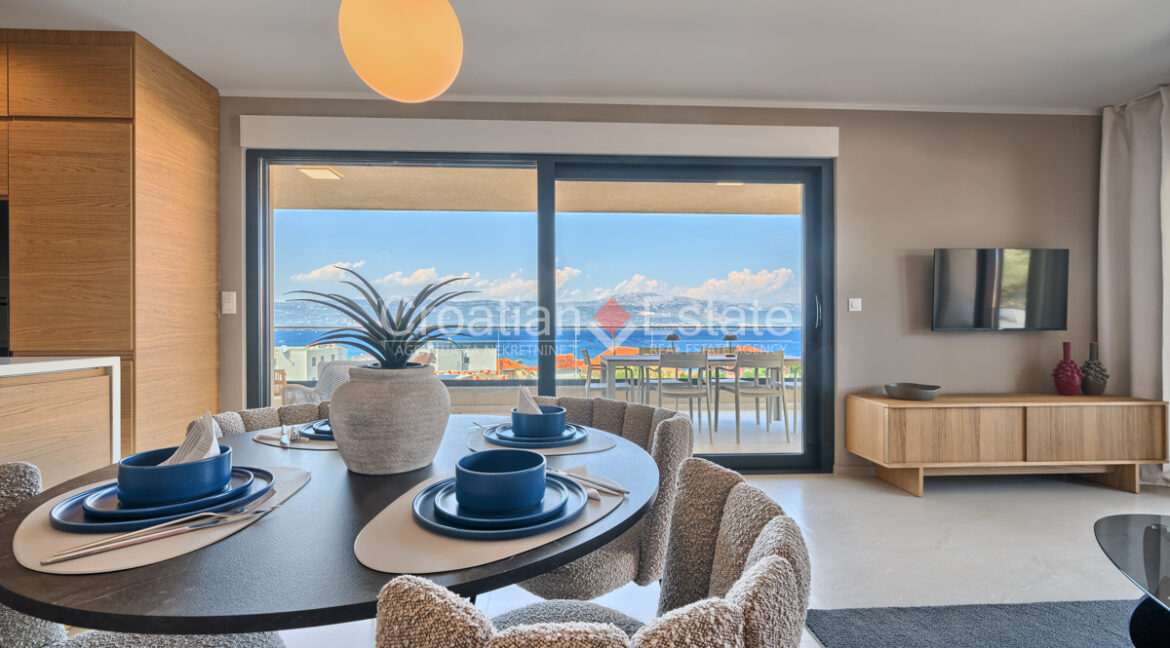 croatia ciovo apartment sea view sale pool 111