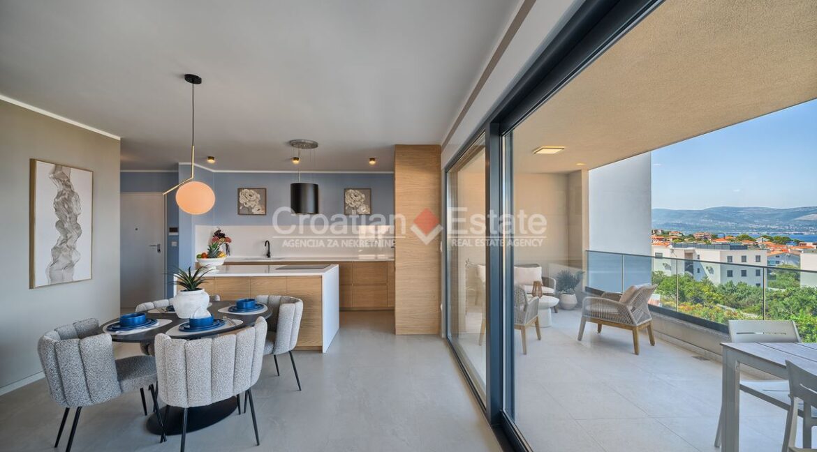 croatia ciovo apartment sea view sale pool 112