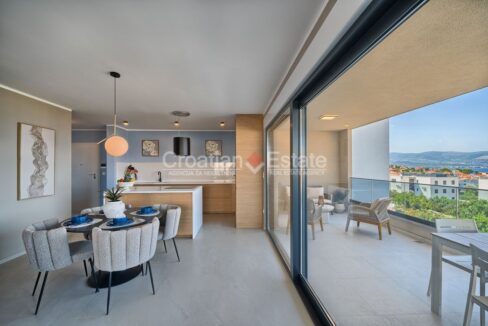 croatia ciovo apartment sea view sale pool 112